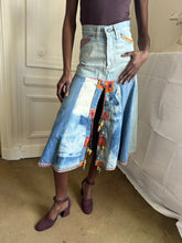 Load image into Gallery viewer, 1970s handmade denim skirt