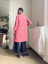 Load image into Gallery viewer, 1960s quilted silk brocade coat