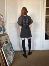 Load image into Gallery viewer, 1970s polka dots mini dress