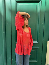 Load image into Gallery viewer, 1970s Biba lace blouse