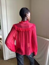 Load image into Gallery viewer, 1970s french boutique blouse