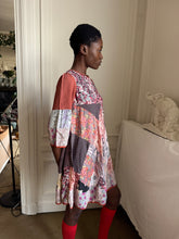 Load image into Gallery viewer, 1970s British boutique patchwork tunic