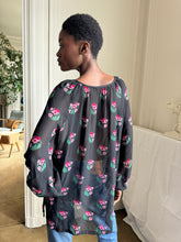 Load image into Gallery viewer, 1970s silk voile blouse