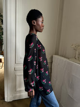 Load image into Gallery viewer, 1970s silk voile blouse