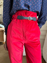 Load image into Gallery viewer, 1980s italian velvet pants