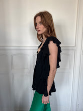 Load image into Gallery viewer, 1970s Biba crepe blouse