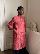 Load image into Gallery viewer, 1960s quilted silk brocade coat