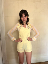 Load image into Gallery viewer, 1980s seersucker overalls