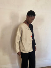 Load image into Gallery viewer, 1980s face blouse