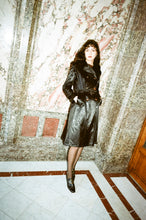 Load image into Gallery viewer, 1970s Ted Lapidus satin trench-coat