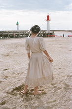 Load image into Gallery viewer, 1970s Yves Saint Laurent oatmeal and gold set