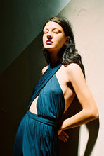 Load image into Gallery viewer, 1970s Renata dark navy jersey jumpsuit