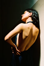 Load image into Gallery viewer, 1970s Renata dark navy jersey jumpsuit