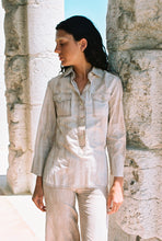 Load image into Gallery viewer, 1970s Gaston Jaunet sand pantsuit