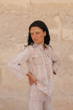 Load image into Gallery viewer, 1970s Gaston Jaunet sand pantsuit