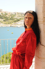 Load image into Gallery viewer, 1970s Kenzo red cotton set