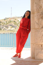 Load image into Gallery viewer, 1970s Kenzo red cotton set