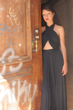 Load image into Gallery viewer, 1970s Renata dark navy jersey jumpsuit