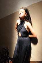 Load image into Gallery viewer, 1970s Renata dark navy jersey jumpsuit