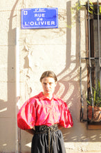 Load image into Gallery viewer, 1970s Yves Saint Laurent taffeta blouse