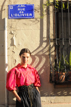 Load image into Gallery viewer, 1970s Yves Saint Laurent taffeta blouse