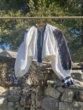 Load image into Gallery viewer, Antique Romanian blouse