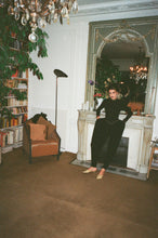 Load image into Gallery viewer, 1970s Georges Rech embroidered jersey jumpsuit