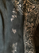 Load image into Gallery viewer, 1970s Janet Ibbotson painted suede jacket