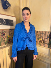 Load image into Gallery viewer, 1970s Yves Saint Laurent Matisse leaves brocade