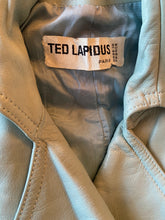 Load image into Gallery viewer, 1970s Ted Lapidus leather trench-coat