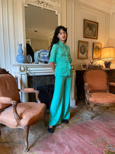 Load image into Gallery viewer, 1970s green safari suit
