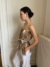 Load image into Gallery viewer, 1980s french boutique jumpsuit palm print