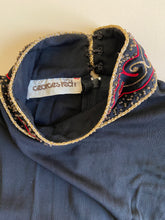 Load image into Gallery viewer, 1970s Georges Rech embroidered jersey jumpsuit