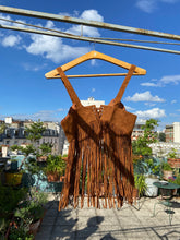 Load image into Gallery viewer, 1990s Claude Barthélemy fringed suede set
