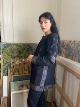 Load image into Gallery viewer, 1970s Janet Ibbotson painted suede jacket