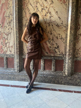 Load image into Gallery viewer, 1970s Pierre Cardin leather dress