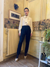 Load image into Gallery viewer, 1970s Philippe Salvet black lace pants