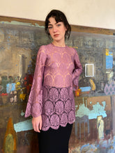 Load image into Gallery viewer, 1970s Gudule lace tunic