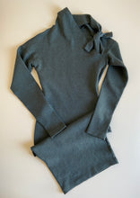 Load image into Gallery viewer, 1990s Romeo Gigli olive knit dress