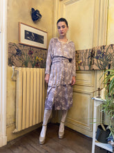 Load image into Gallery viewer, 1970s Chacok lilac novelty print set