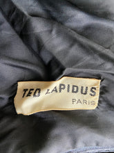 Load image into Gallery viewer, 1960s Ted Lapidus black velvet gown