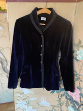 Load image into Gallery viewer, documented AW 1989 Alaïa velvet blazer