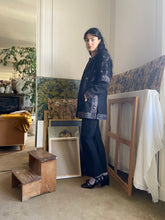 Load image into Gallery viewer, 1970s Janet Ibbotson painted suede jacket