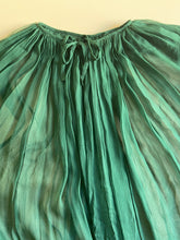 Load image into Gallery viewer, 1970s handmade green & gold chiffon set