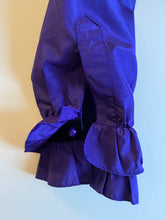 Load image into Gallery viewer, 1970s Yves Saint Laurent purple silk taffeta set