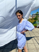Load image into Gallery viewer, 1980s striped romper