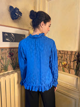 Load image into Gallery viewer, 1970s Yves Saint Laurent Matisse leaves brocade