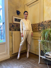 Load image into Gallery viewer, RESERVED payment 2/2 1970s Pierre d’Alby cream silk set