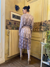 Load image into Gallery viewer, 1970s Chacok lilac novelty print set