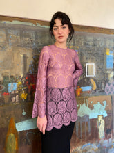 Load image into Gallery viewer, 1970s Gudule lace tunic